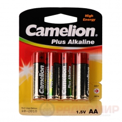 AA алкалиновая LR6 батарейка Camelion